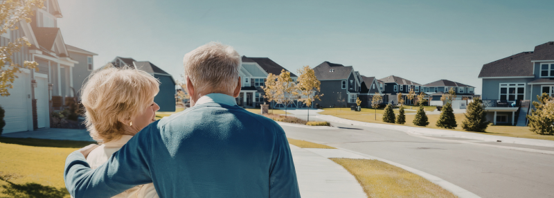 Couple considering downsizing their home